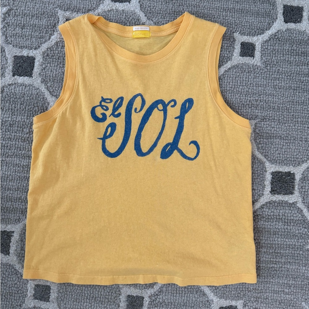 MOTHER The Strong and Silent Type El Sol Muscle Tee